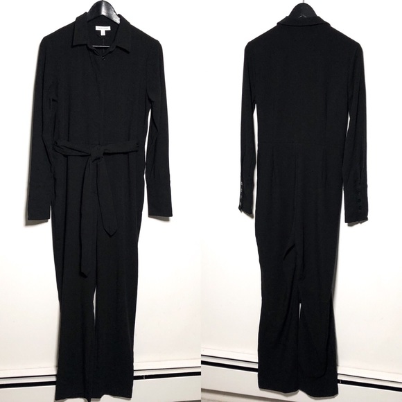 Prologue Pants - Prologue NWT Black Long Sleeve Tie Waist Jumpsuit